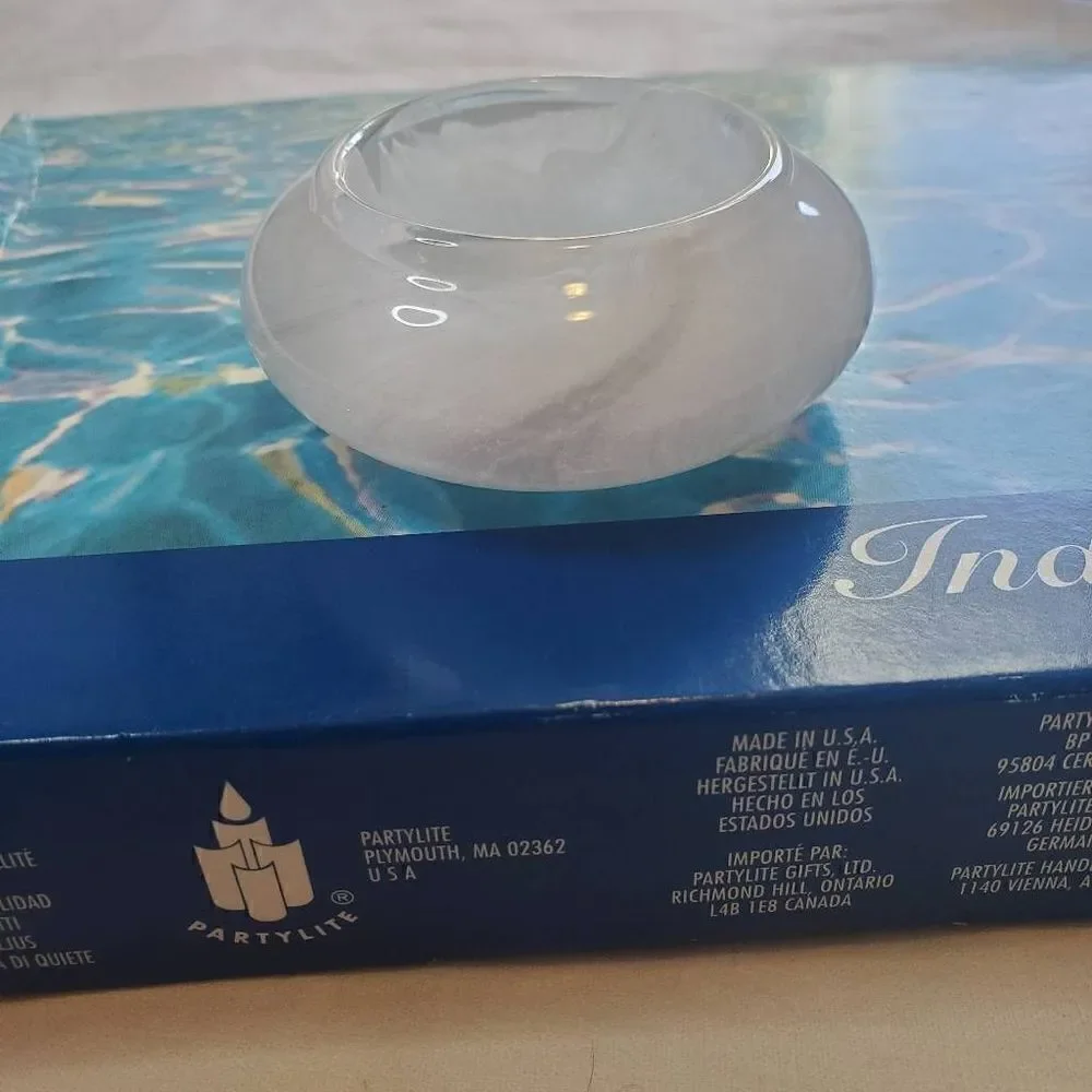 Indulgences PartyLite Tranquility Tealight Giftset NEW *